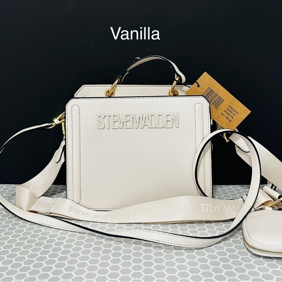 Steve Madden Handbags - Steve Madden vanilla white BEVELYN bag.